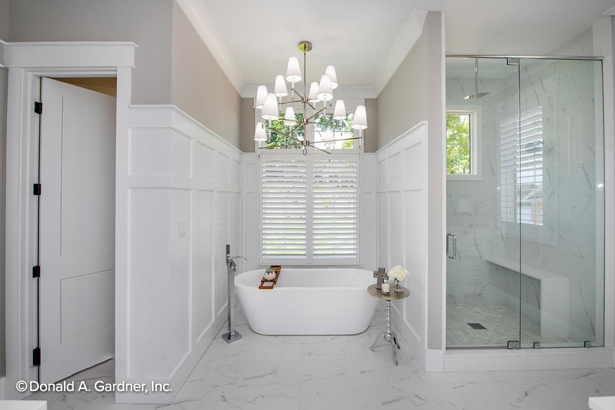 Plan 444041GDN: European Ranch for Sloped Lot - 3822 Sq Ft - Image #17 - European, Ranch, Traditional