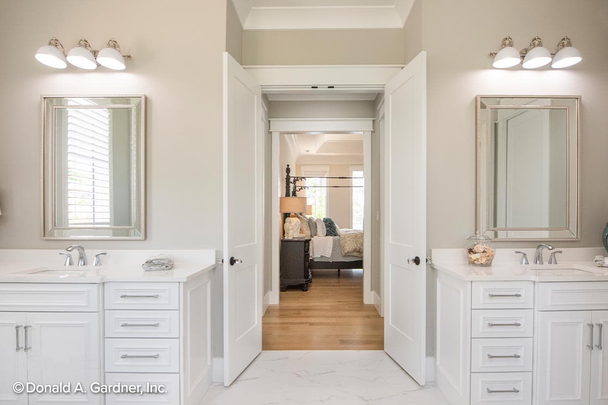 Plan 444041GDN: European Ranch for Sloped Lot - 3822 Sq Ft - Image #18 - European, Ranch, Traditional