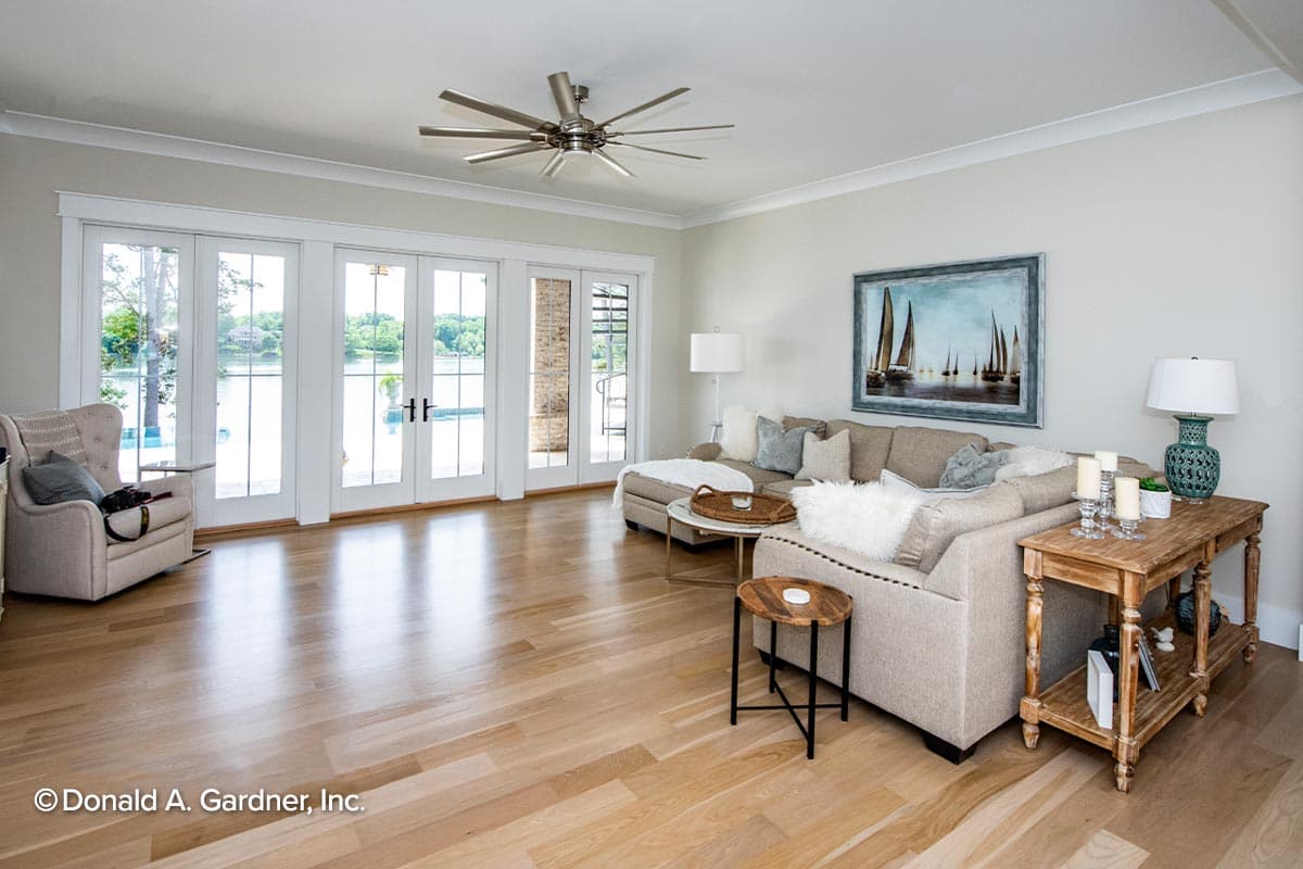 Plan 444041GDN: European Ranch for Sloped Lot - 3822 Sq Ft - Image #27 - European, Ranch, Traditional