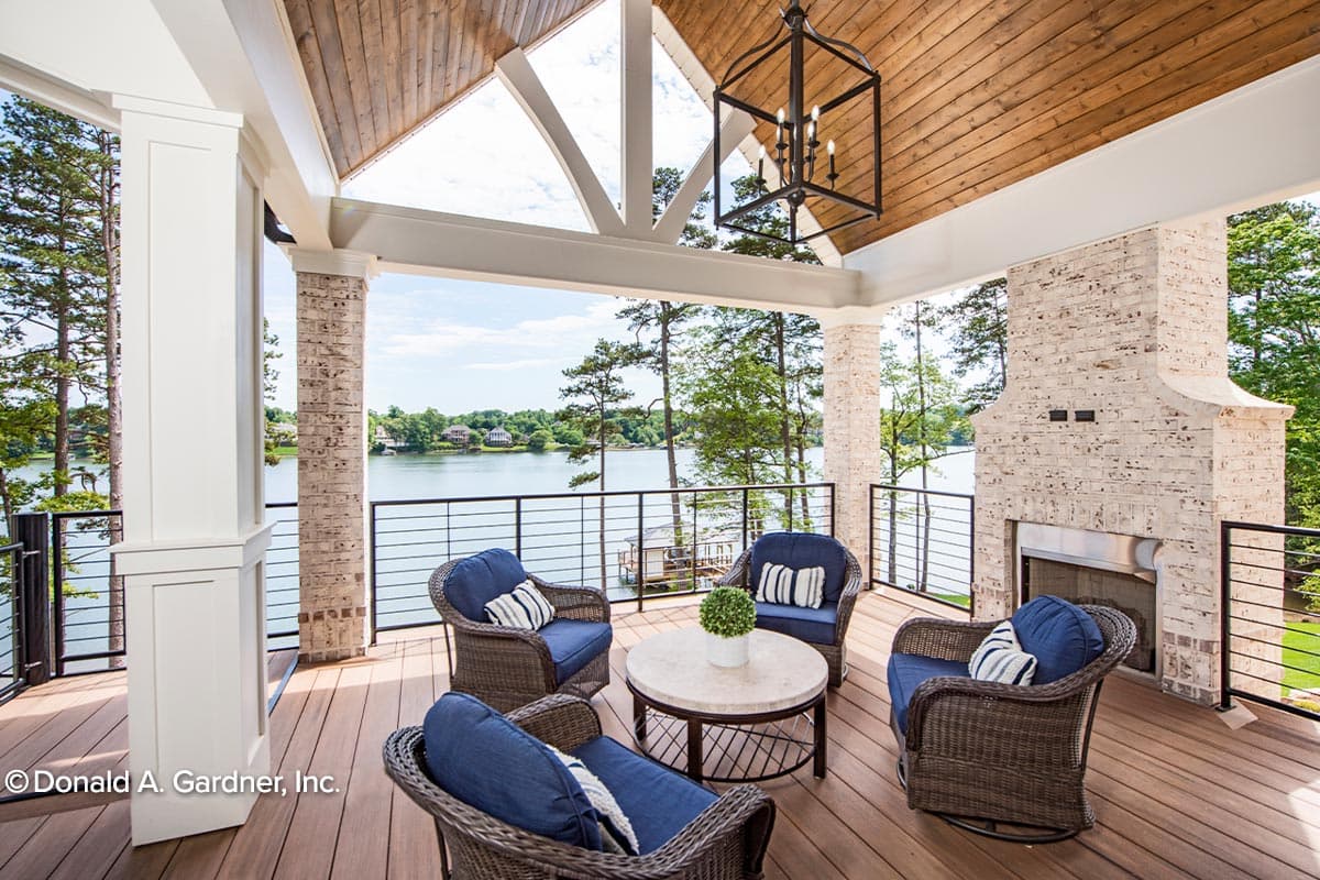 Plan 444041GDN: European Ranch for Sloped Lot - 3822 Sq Ft - Image #30 - European, Ranch, Traditional