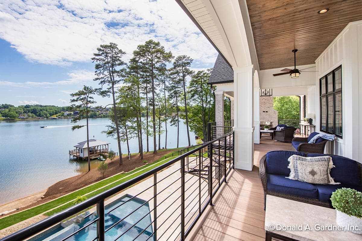 Plan 444041GDN: European Ranch for Sloped Lot - 3822 Sq Ft - Image #31 - European, Ranch, Traditional