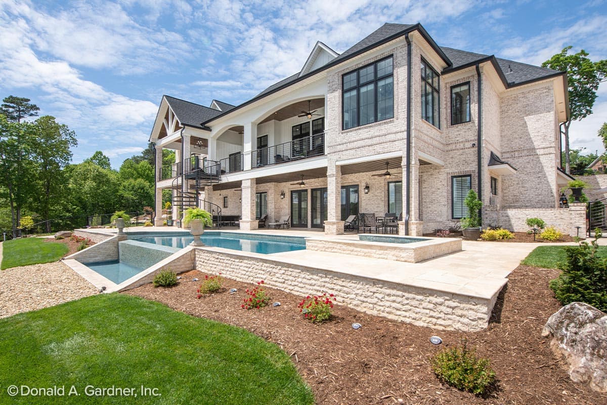 Plan 444041GDN: European Ranch for Sloped Lot - 3822 Sq Ft - Image #32 - European, Ranch, Traditional