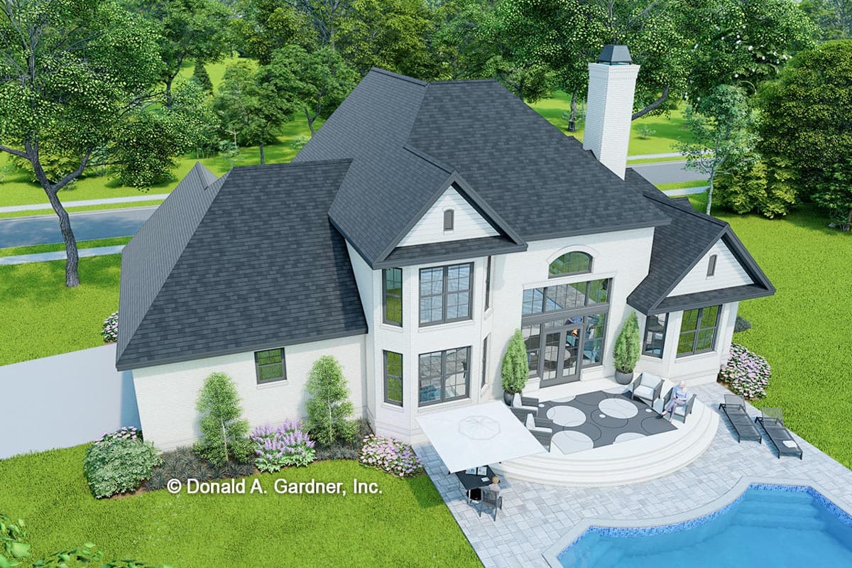 Plan 444043GDN: Traditional Home Plan with 2-Story Great Room and Foyer - Image #5 - Southern, Traditional