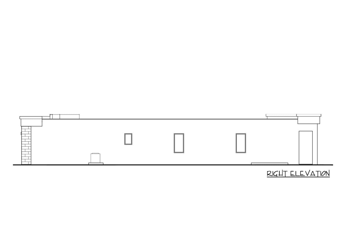 Plan 65740BS: Contemporary One-story House Plan Suitable for a Narrow Lot - Image #5 - Coastal, Contemporary, Florida-Style, Modern