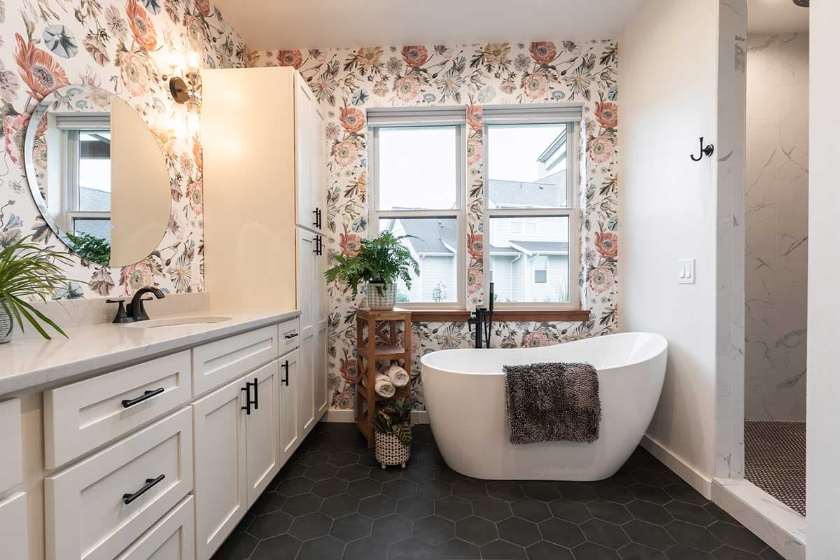 Plan 280145JWD: Transitional 3-Bedroom Modern Farmhouse with 2-Car Angled Garage - Image #13 - Craftsman, Modern Farmhouse, New American, Northwest, Transitional