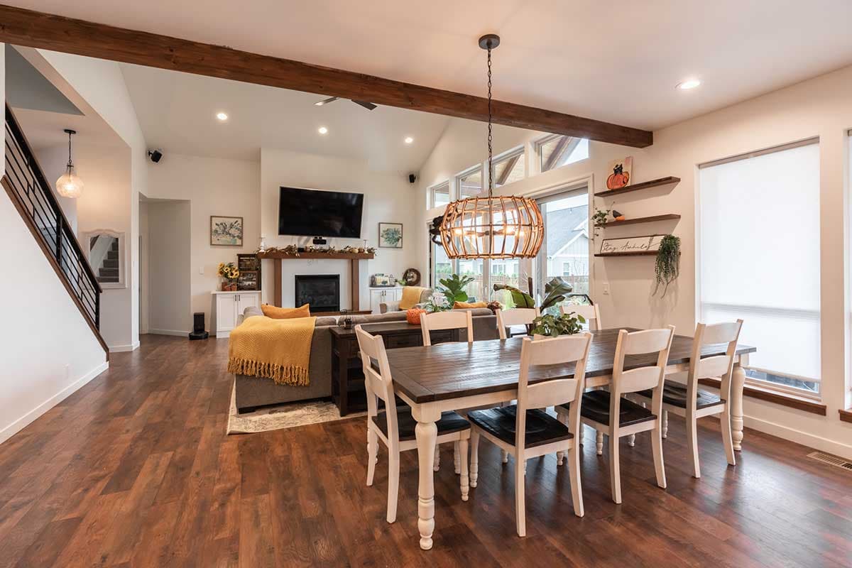 Plan 280145JWD: Transitional 3-Bedroom Modern Farmhouse with 2-Car Angled Garage - Image #7 - Craftsman, Modern Farmhouse, New American, Northwest, Transitional