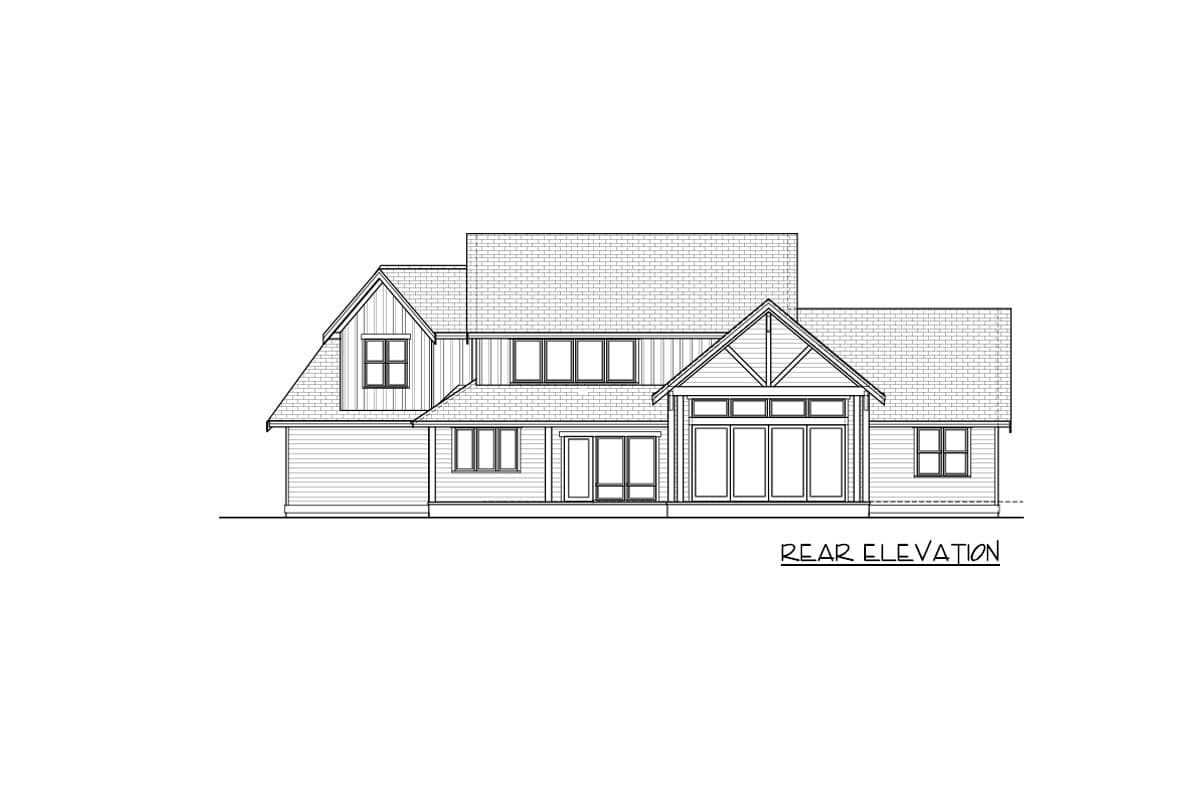 Plan 280145JWD: Transitional 3-Bedroom Modern Farmhouse with 2-Car Angled Garage - Image #25 - Craftsman, Modern Farmhouse, New American, Northwest, Transitional
