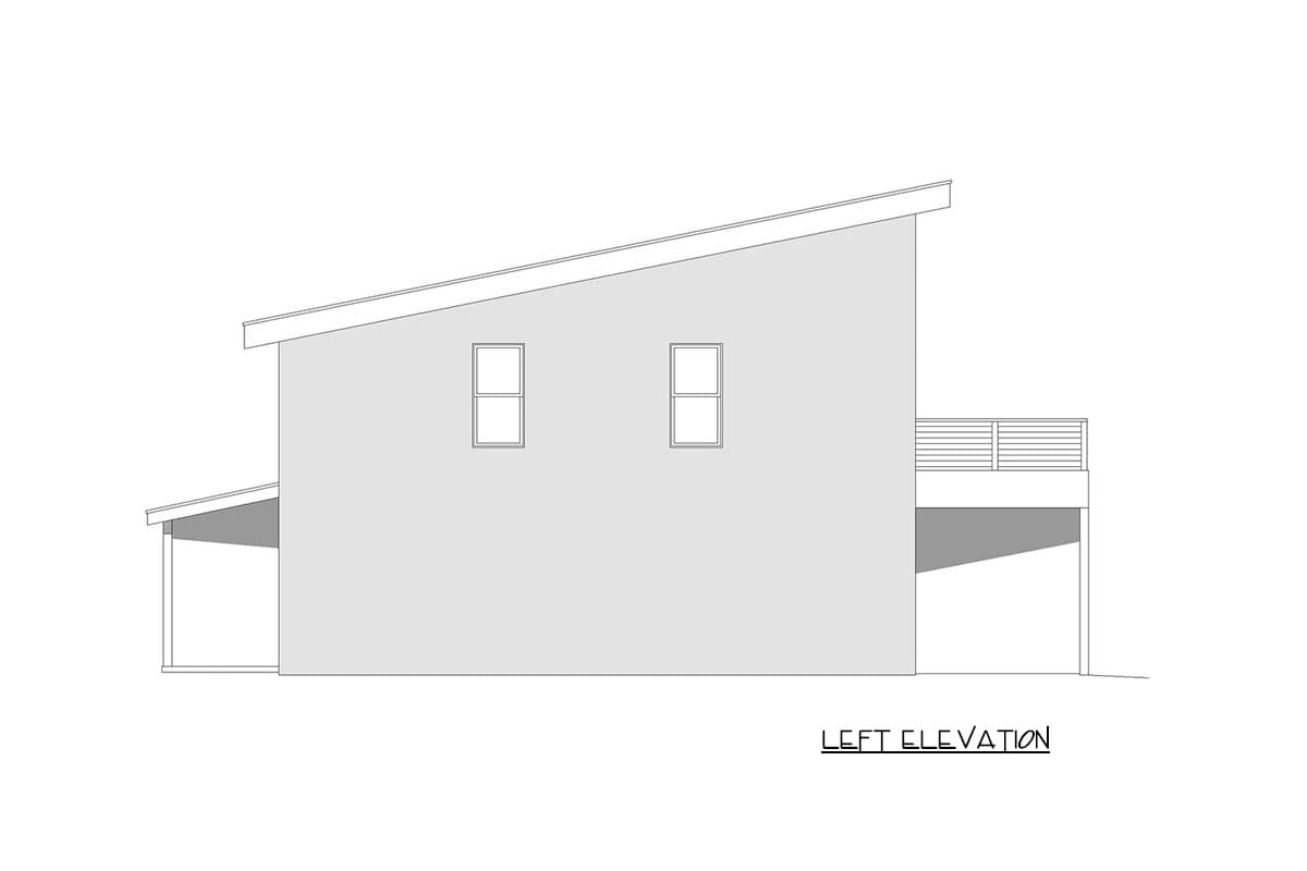 Plan 68850VR: Mountain Home Plan with Soaring Views and Front and Rear Entry Garages - Image #4 - Modern, Mountain