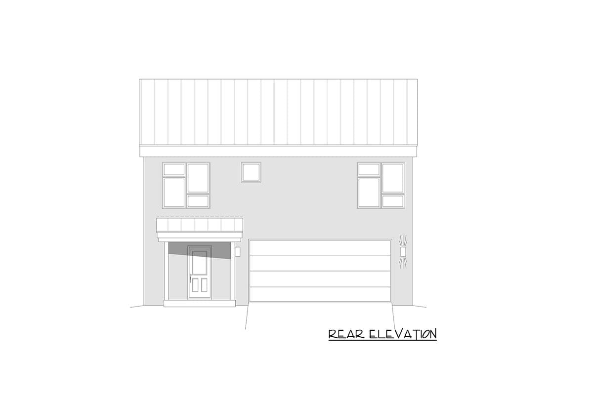 Plan 68850VR: Mountain Home Plan with Soaring Views and Front and Rear Entry Garages - Image #5 - Modern, Mountain