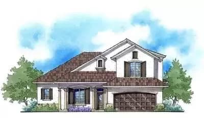 2-Story Mediterranean  Home Plan