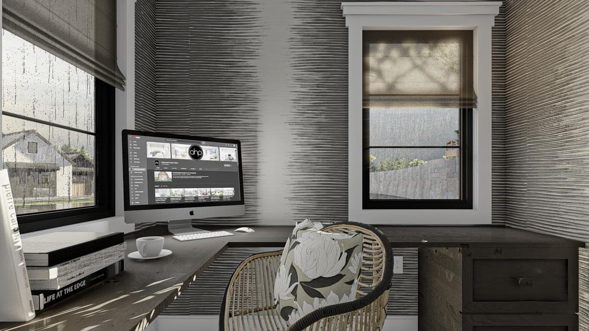 Plan 623052DJ: Transitional 2-Story Modern Cottage with Bedrooms and Laundry Upstairs - Image #17 - Contemporary, Cottage, European, Transitional