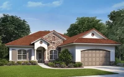 One-Level House Plan with Stone and Stucco Exterior and a Flex Room - 1619 Sq Ft
