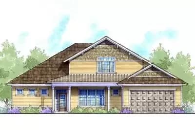 1 Story House Plan with Flex and Bonus Rooms - 2750 Square Feet