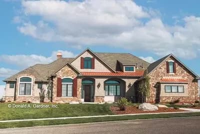 Traditional Craftsman Plan with Screened Porch and Elegant Ceiling Treatments