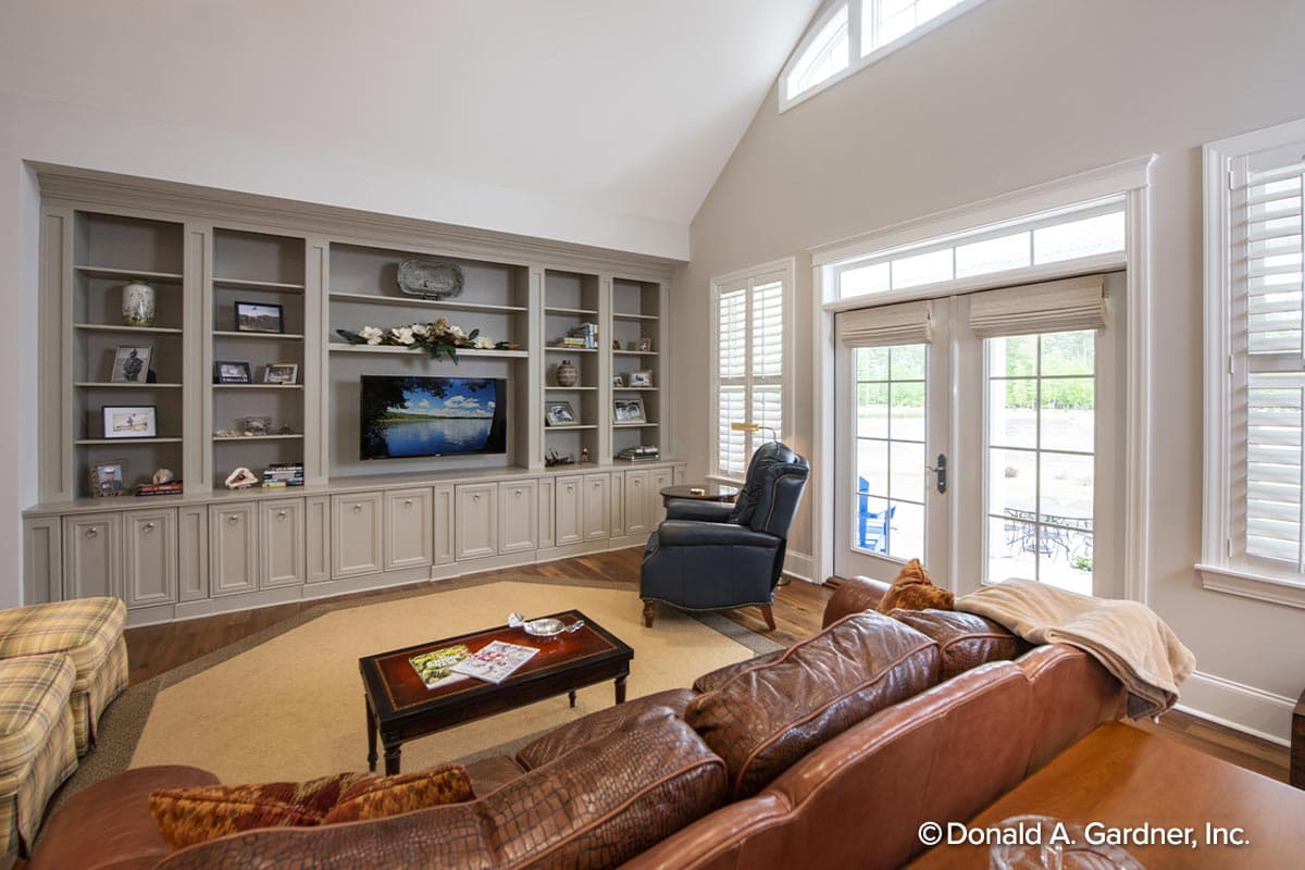 Plan 444057GDN: Open-Concept Craftsman House Plan with Screened Porch and Bonus Room - 2494 Sq Ft - Image #4 - Country, Craftsman, Mountain, New American, Rustic, Traditional