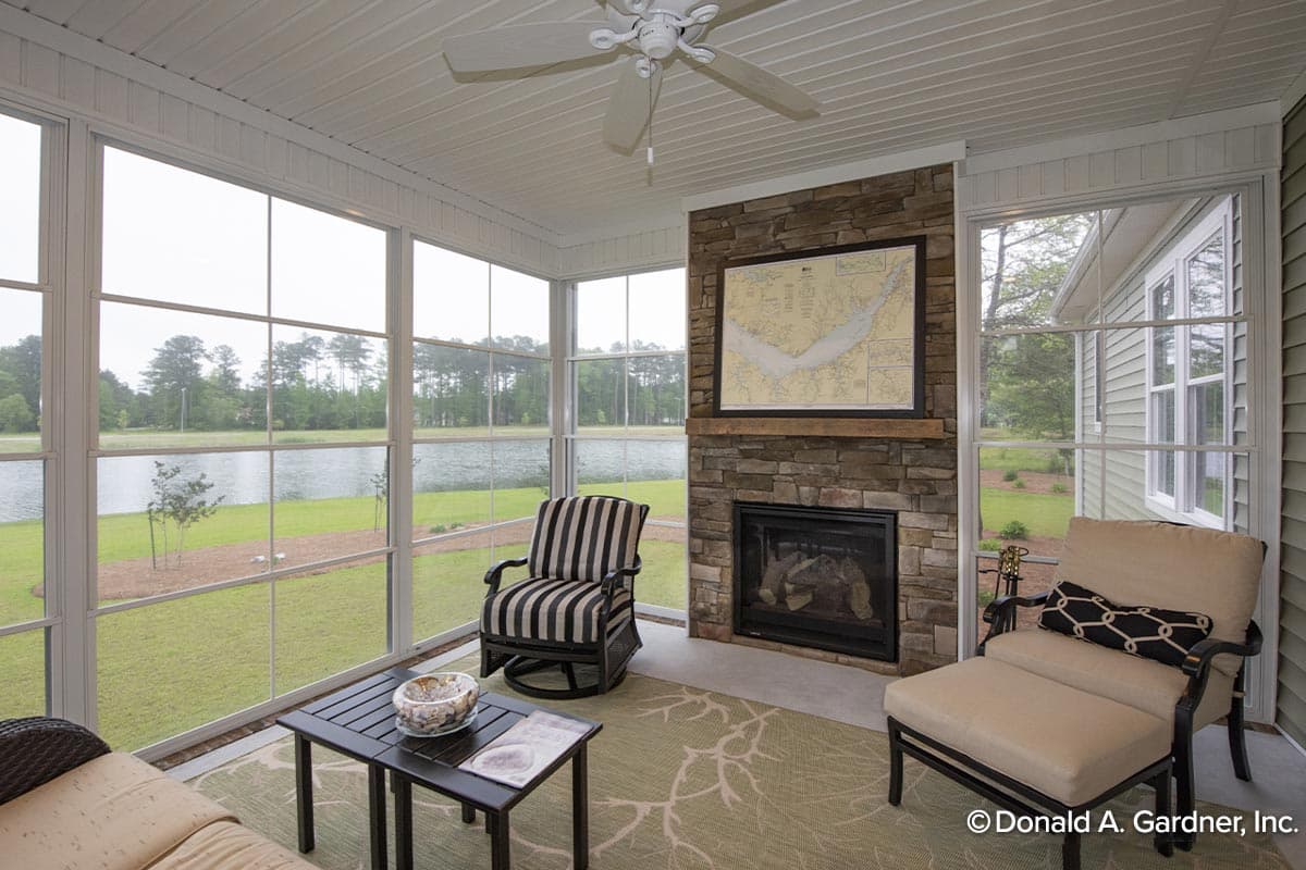 Plan 444057GDN: Open-Concept Craftsman House Plan with Screened Porch and Bonus Room - 2494 Sq Ft - Image #14 - Country, Craftsman, Mountain, New American, Rustic, Traditional