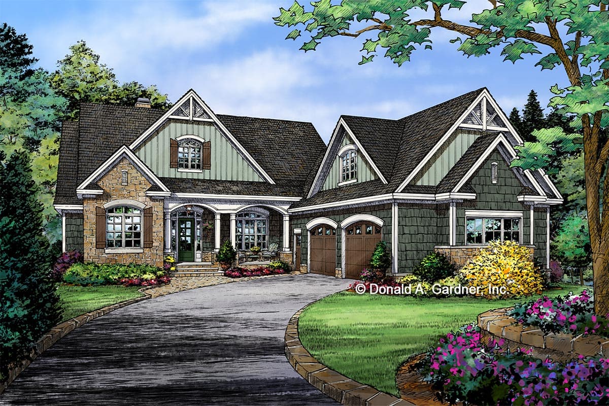 Plan 444061GDN: Traditional Craftsman Plan with Walkout Basement and Bonus Room - 2993 Sq Ft - Image #19 - Craftsman, Traditional