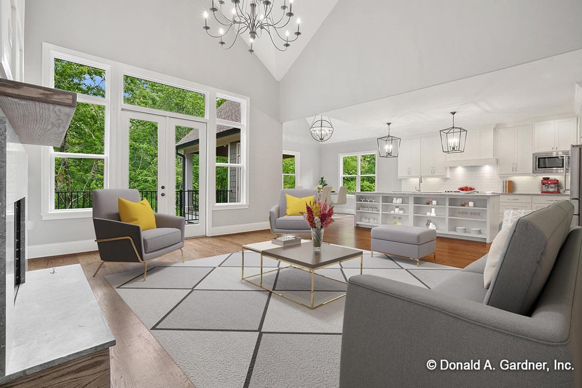 Plan 444061GDN: Traditional Craftsman Plan with Walkout Basement and Bonus Room - 2993 Sq Ft - Image #5 - Craftsman, Traditional