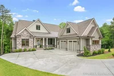 Traditional Craftsman Plan with Walkout Basement and Bonus Room - 2993 Sq Ft