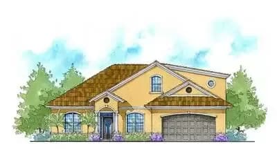 One-Story House Plan with Bonus Room Expansion and Alternate Exteriors - 2049 Sq Ft
