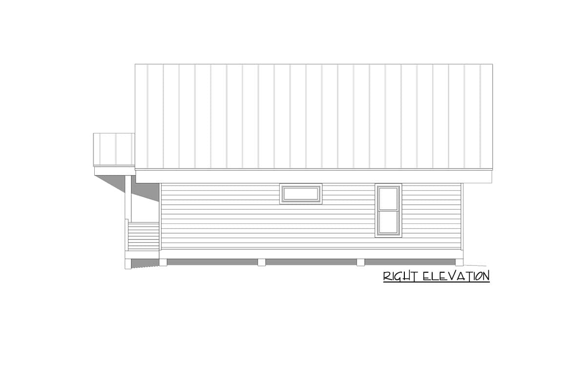 Plan 68859VR: Coastal Contemporary with Amazing Views from the Vaulted Family Room - Image #5 - Beach, Coastal, Mid Century Modern, Modern, Mountain, Vacation