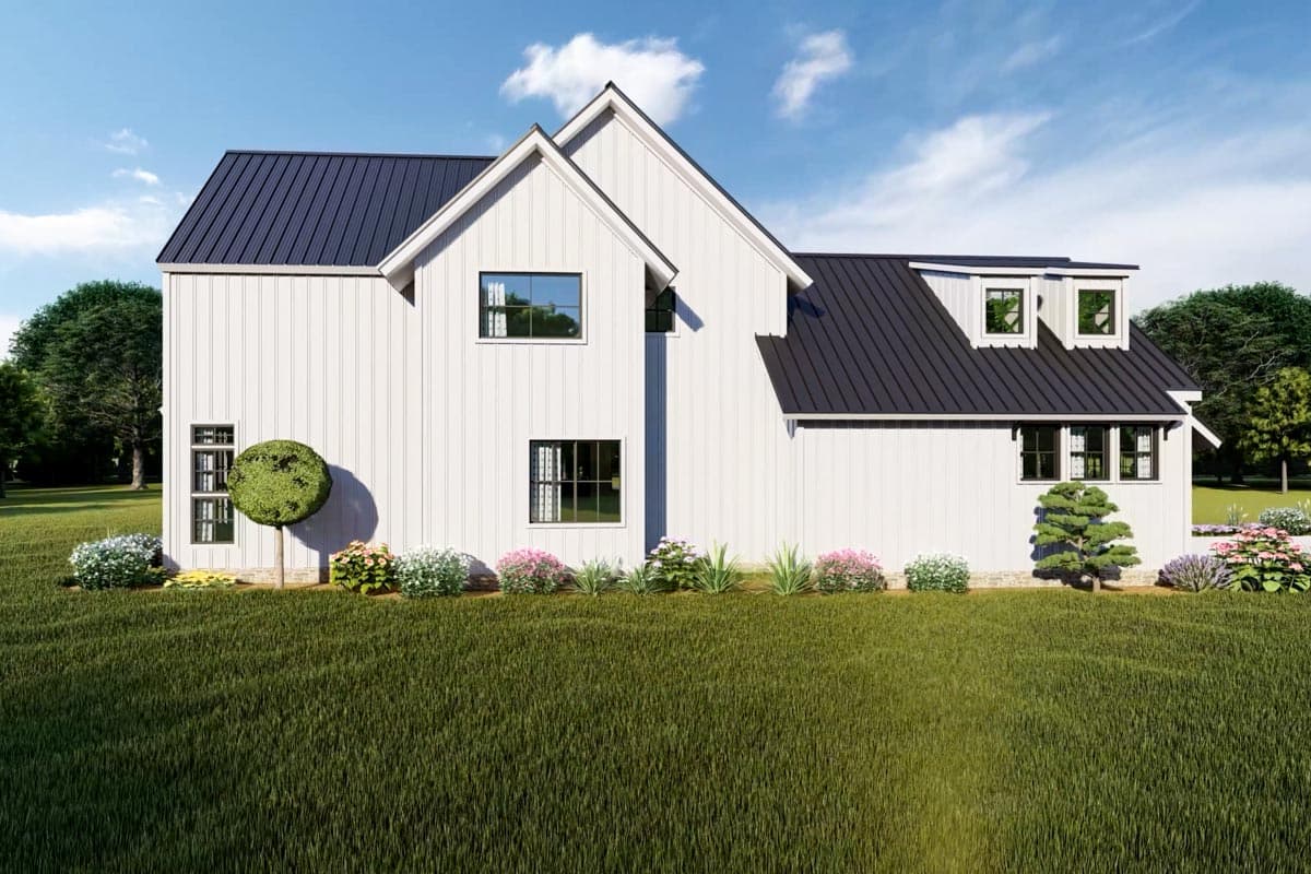 Plan 70718MK: Rustic Home Plan with Wraparound Porch and 2-Story Great Room with Loft Overlook - 3014 Sq Ft - Image #13 - Barndominium, Country, Farmhouse, Modern Farmhouse, Rustic, Transitional