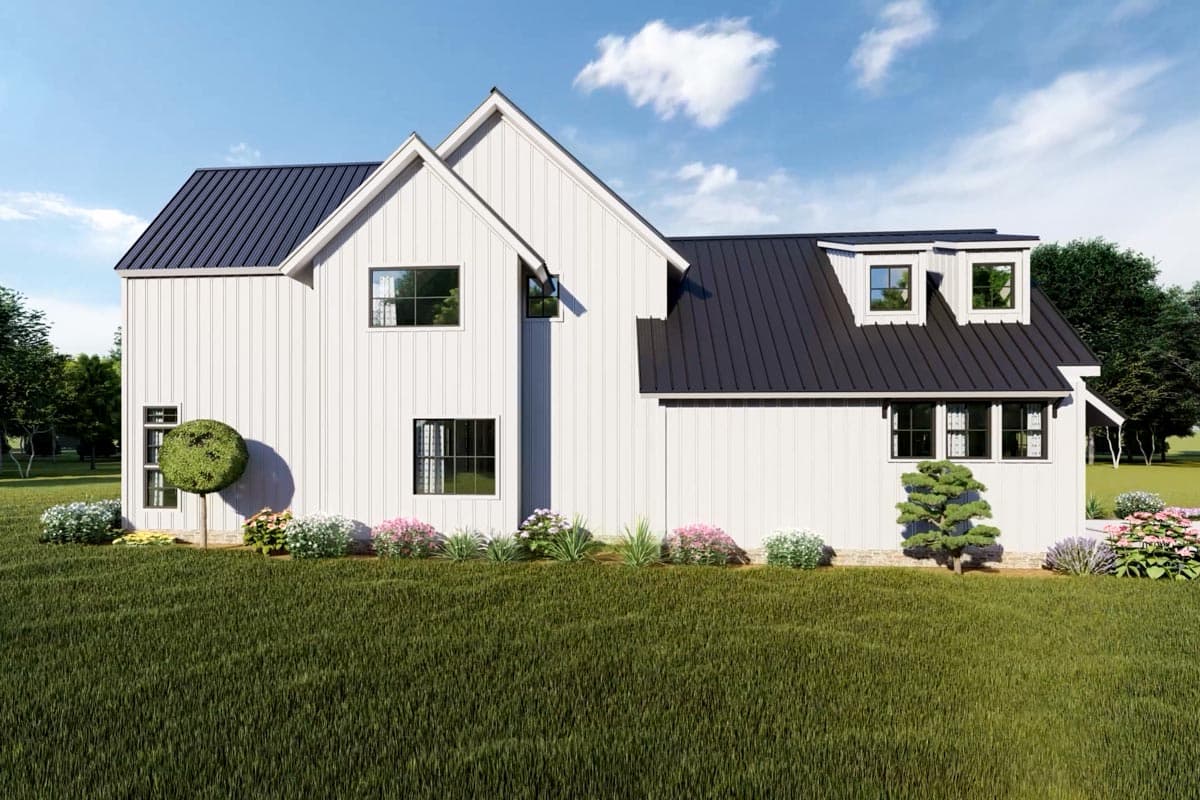 Plan 70718MK: Rustic Home Plan with Wraparound Porch and 2-Story Great Room with Loft Overlook - 3014 Sq Ft - Image #14 - Barndominium, Country, Farmhouse, Modern Farmhouse, Rustic, Transitional