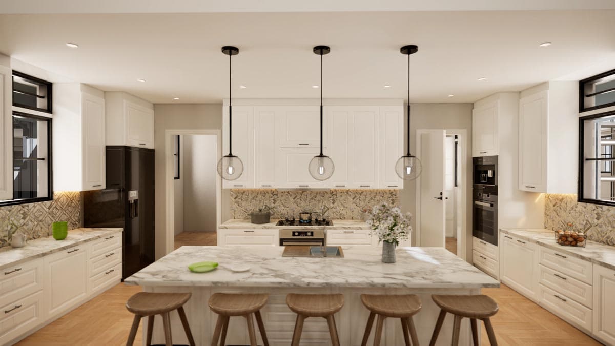 Plan 70718MK: Rustic Home Plan with Wraparound Porch and 2-Story Great Room with Loft Overlook - 3014 Sq Ft - Image #19 - Barndominium, Country, Farmhouse, Modern Farmhouse, Rustic, Transitional