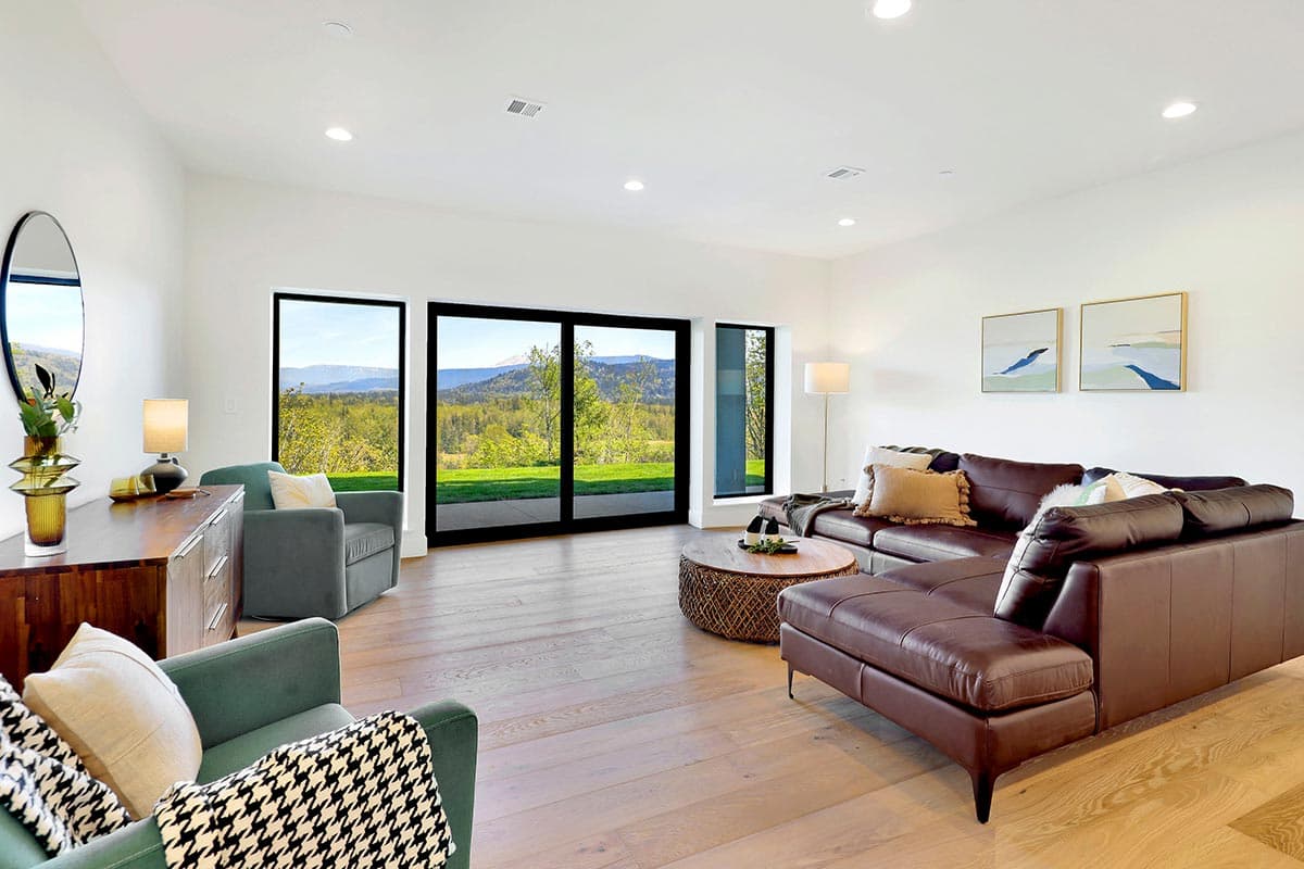 Plan 280151JWD: Modern Ranch for Sloped Lot with Wraparound Deck - 3986 Sq Ft - Image #32 - Contemporary, Mid Century Modern, Modern, Northwest, Ranch