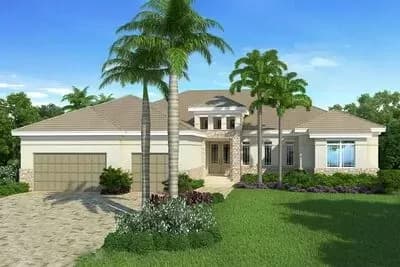Energy Smart House Plan With Rear Lanai