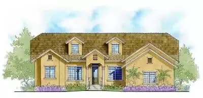 4-Bed House Plan with Formal Dining and Large Rear Covered Porch - 2999 Sq Ft