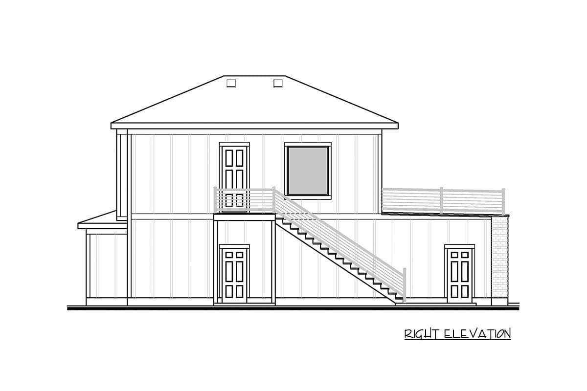 Plan 370032SEN: Contemporary Garage Workshop with Studio or Guest Potential with Kitchenette - Image #4 - Carriage, Contemporary, Traditional