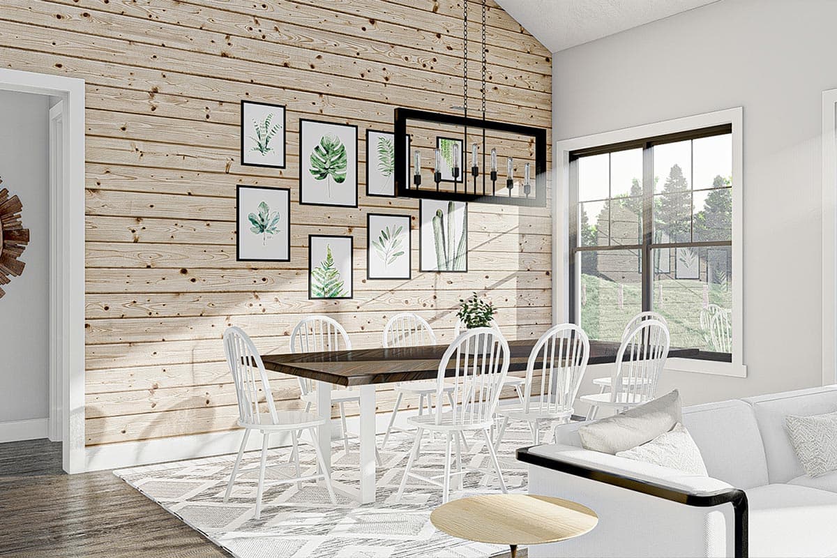 Plan 623060DJ: Rustic Ranch Home Plan with Cathedral Ceilings and a Broad Front Porch - Image #8 - Barndominium, Cabin, Country, Hill Country, Ranch, Rustic, Vacation