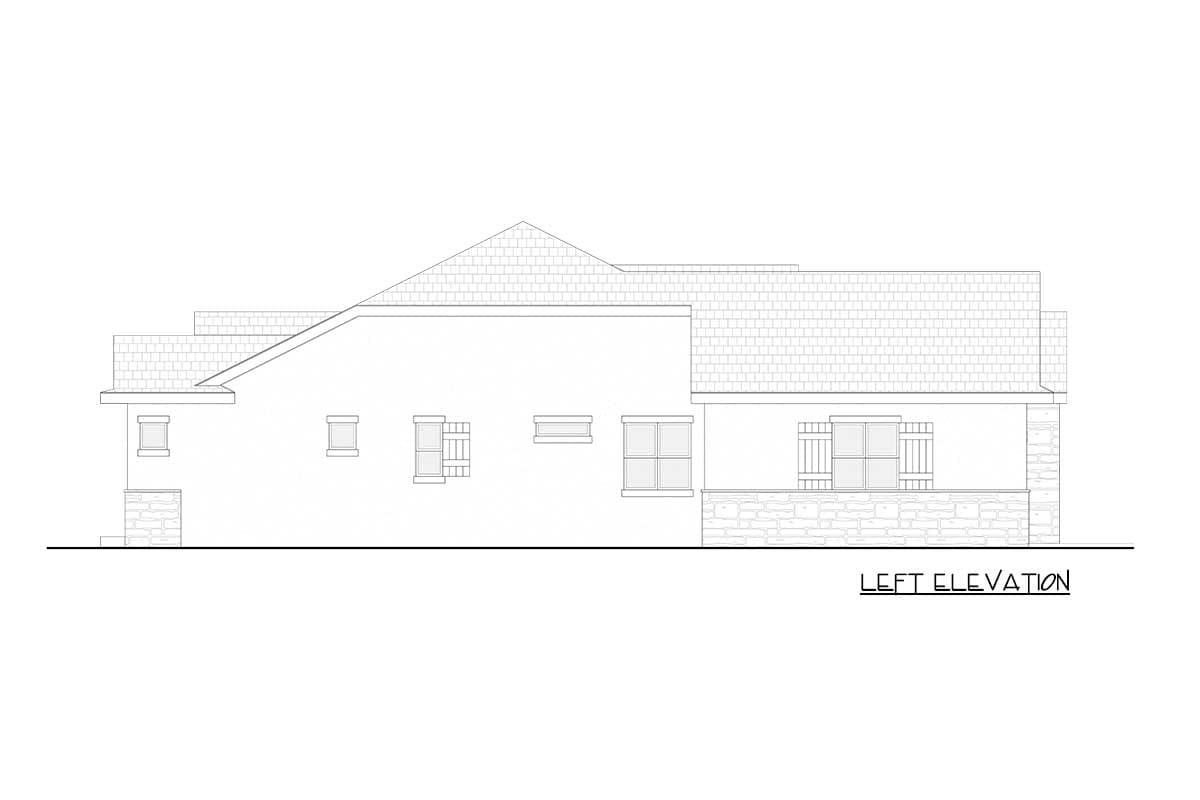 Plan 365016PED: Exclusive Mountain Home Plan with Main-level Master Bedroom - Image #28 - Craftsman, Mountain, Rustic, Southwest