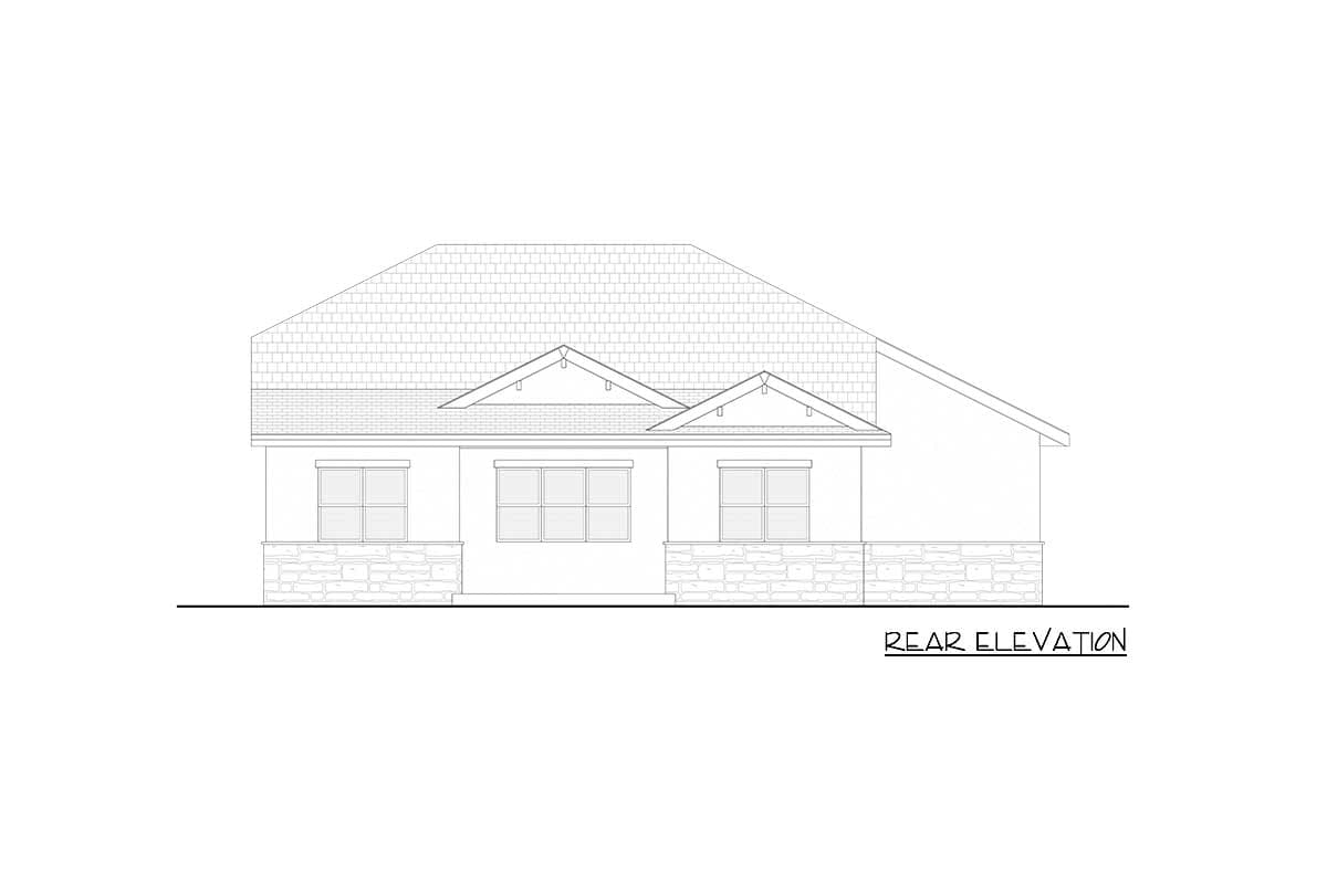 Plan 365016PED: Exclusive Mountain Home Plan with Main-level Master Bedroom - Image #29 - Craftsman, Mountain, Rustic, Southwest