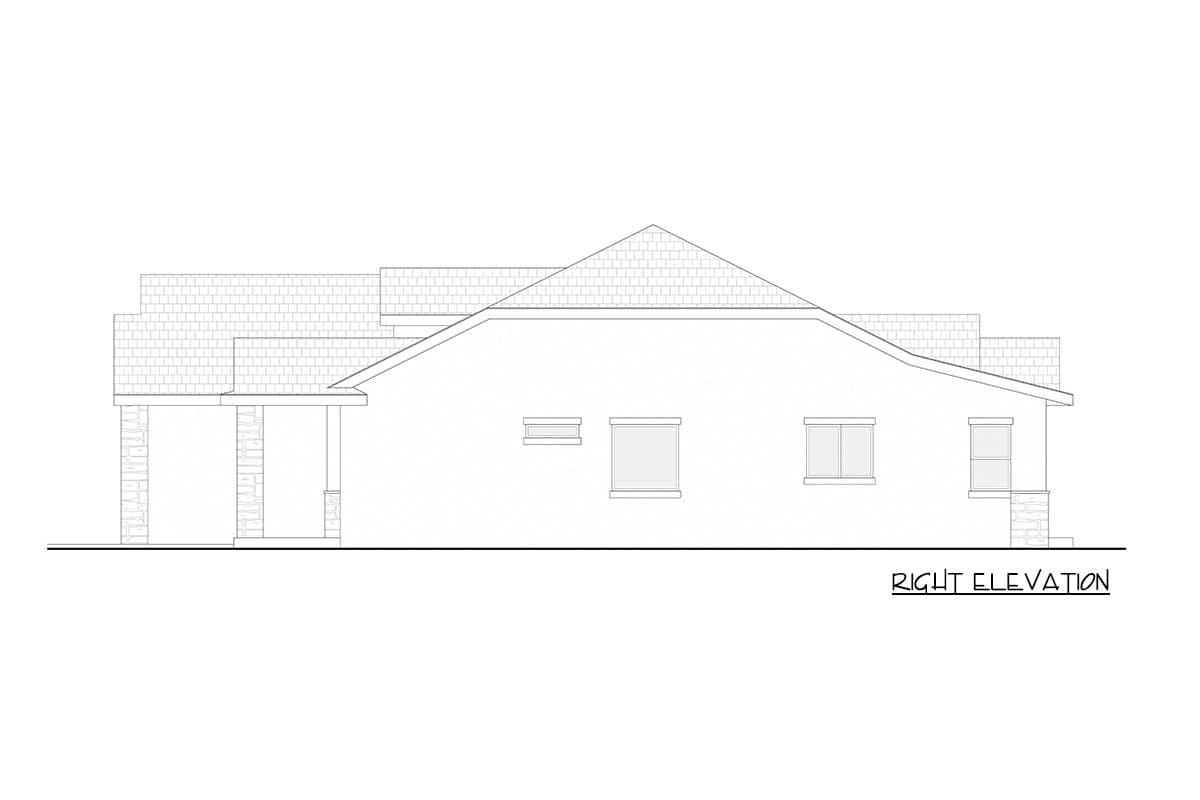 Plan 365016PED: Exclusive Mountain Home Plan with Main-level Master Bedroom - Image #30 - Craftsman, Mountain, Rustic, Southwest