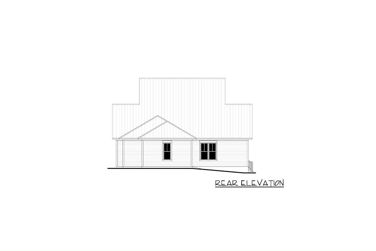 Plan 51878HZ: 3-Bedroom Modern Farmhouse with Wraparound Porch and a Home Office - Image #34 - Country, Farmhouse, Modern Farmhouse, Southern, Traditional