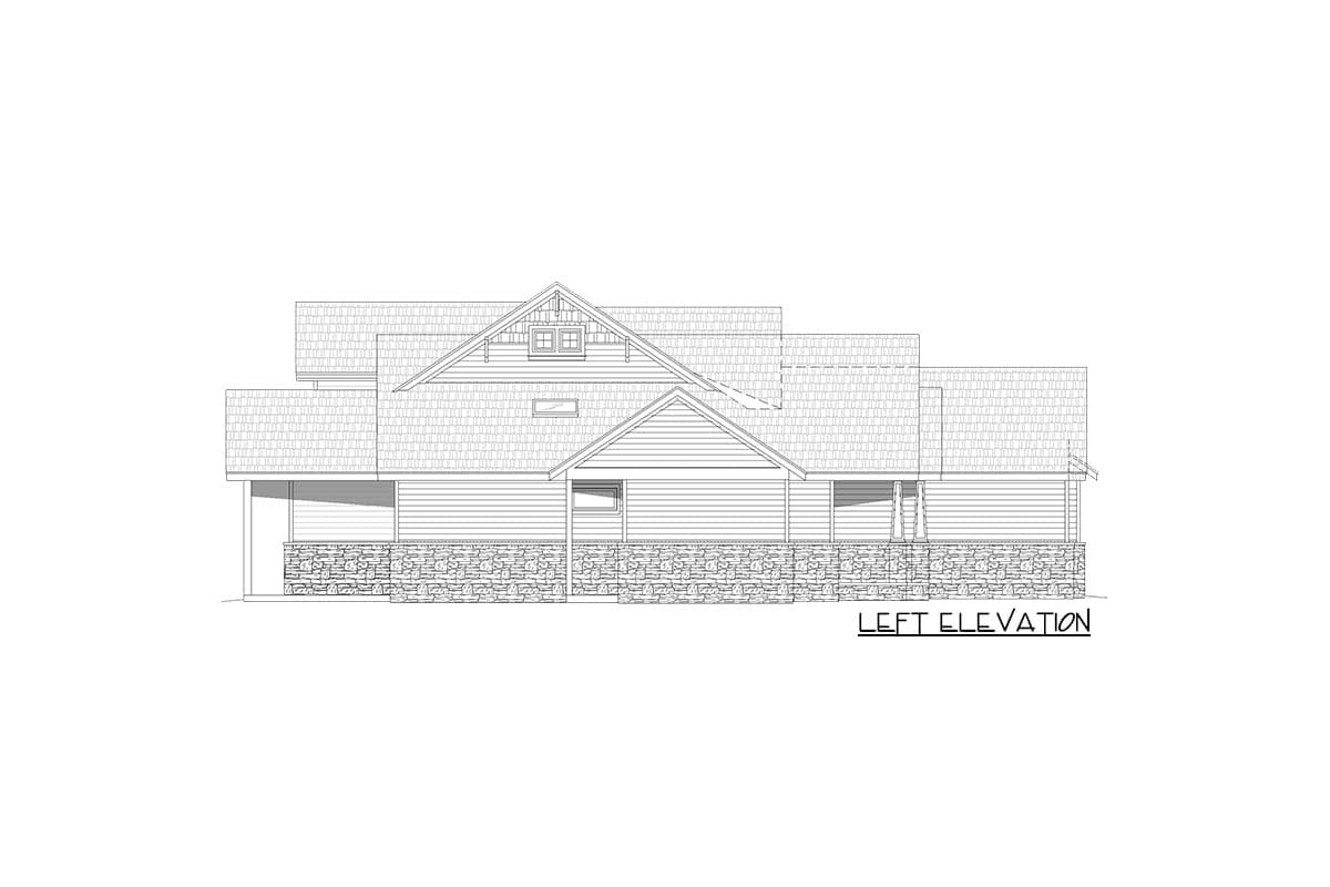 Plan 68872VR: Rugged Craftsman Home Plan with Two Master Suites and a 4-Car Garage - 4081 Sq Ft - Image #14 - Craftsman, Mountain, Rustic