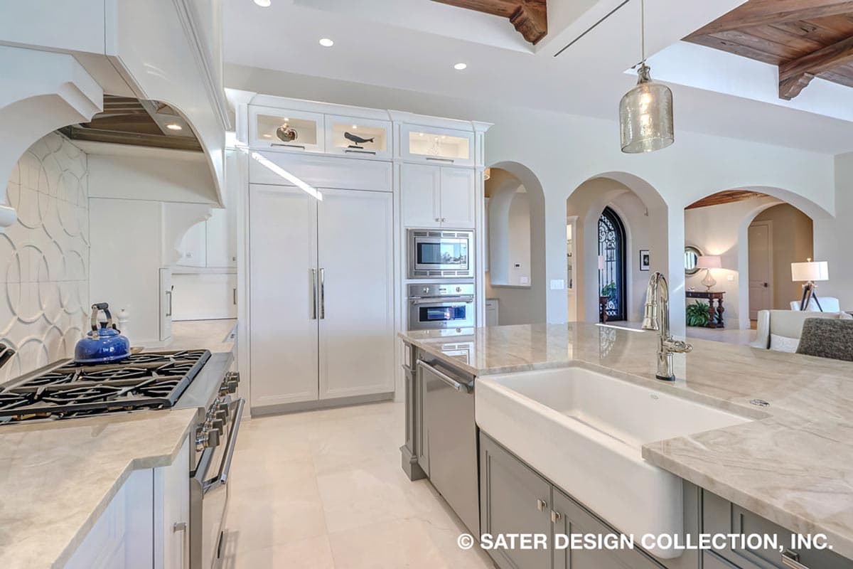 Plan 340001STR: 3-Bed Coastal Contemporary Home Plan with Solana and Study - 3700 Sq Ft - Image #10 - Coastal, Coastal Contemporary, European, Florida-Style, Mediterranean, Spanish, Transitional