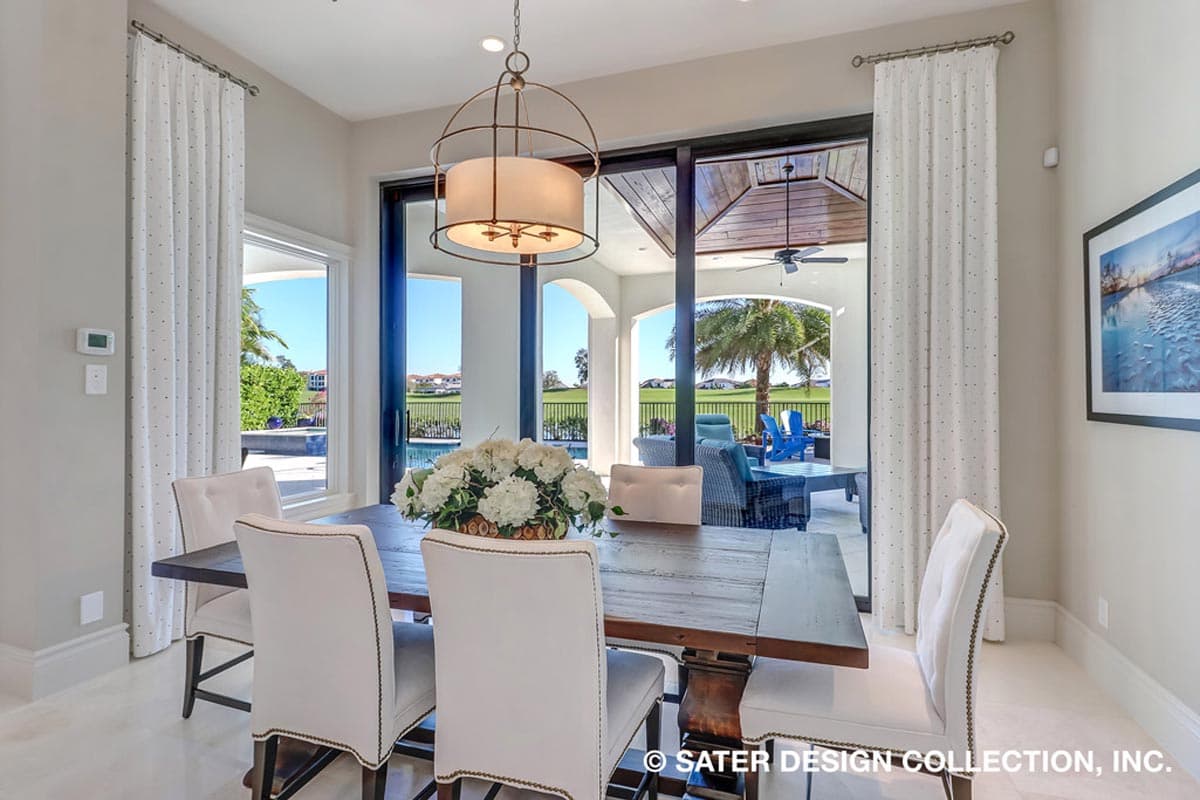 Plan 340001STR: 3-Bed Coastal Contemporary Home Plan with Solana and Study - 3700 Sq Ft - Image #12 - Coastal, Coastal Contemporary, European, Florida-Style, Mediterranean, Spanish, Transitional