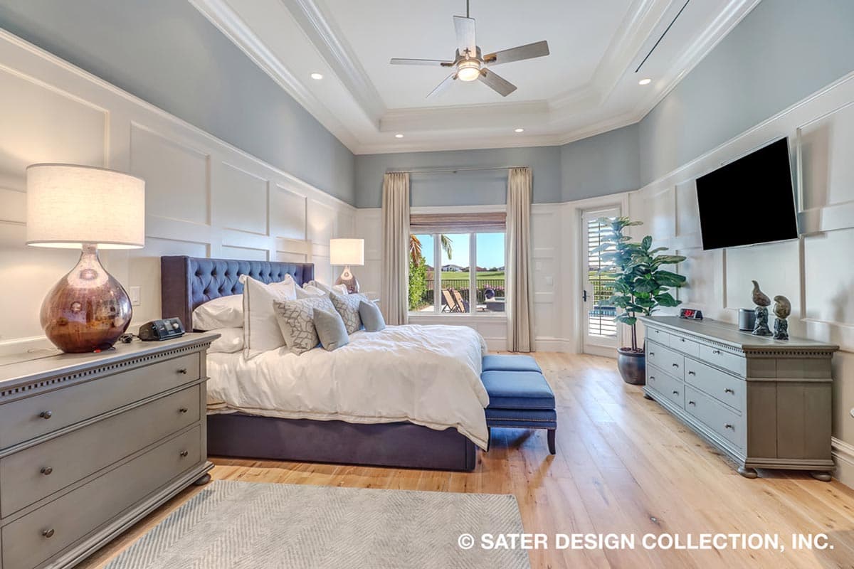 Plan 340001STR: 3-Bed Coastal Contemporary Home Plan with Solana and Study - 3700 Sq Ft - Image #16 - Coastal, Coastal Contemporary, European, Florida-Style, Mediterranean, Spanish, Transitional