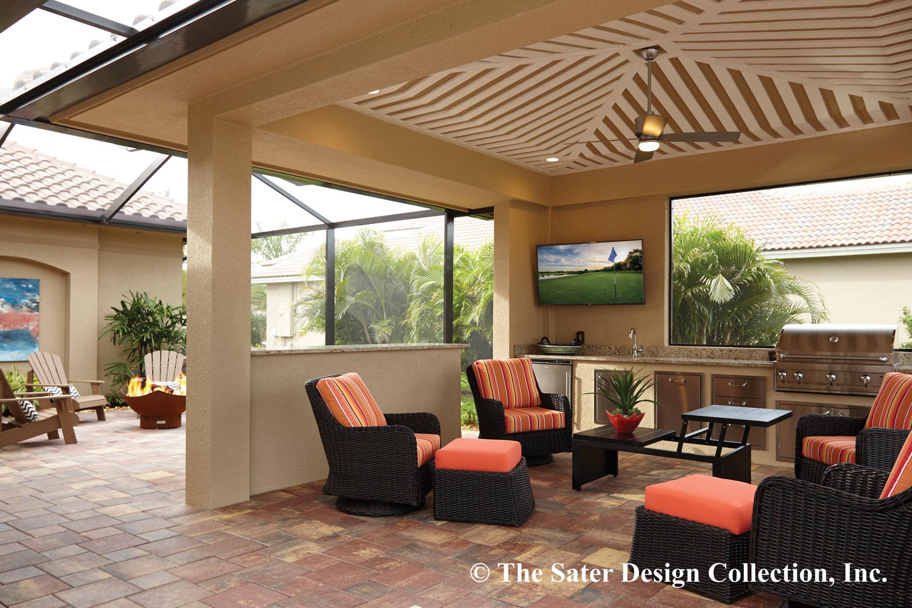 Plan 340015STR: Warmer Climate House Plan Designed with Outdoor Entertaining In Mind - Image #8 - Coastal, European, Florida-Style, Mediterranean, Transitional
