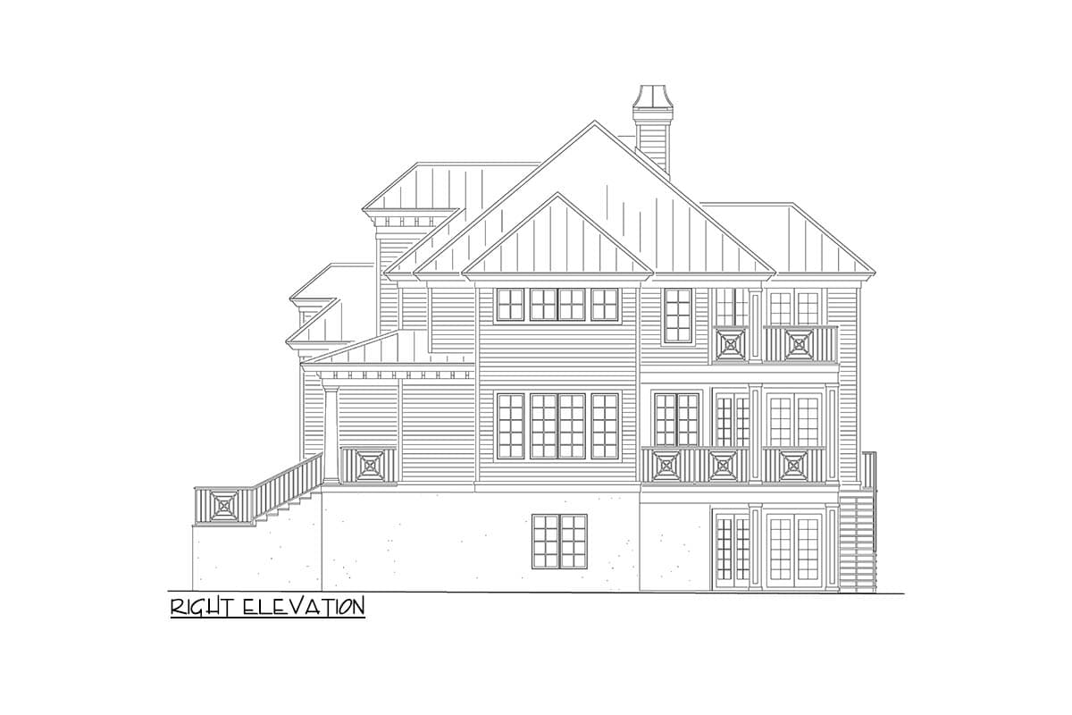 Plan 340016STR: Tidewater-Inspired House Plan with 2-Story Great Room - 2534 Sq Ft - Image #13 - Beach, Coastal, Florida-Style, Low Country, Southern