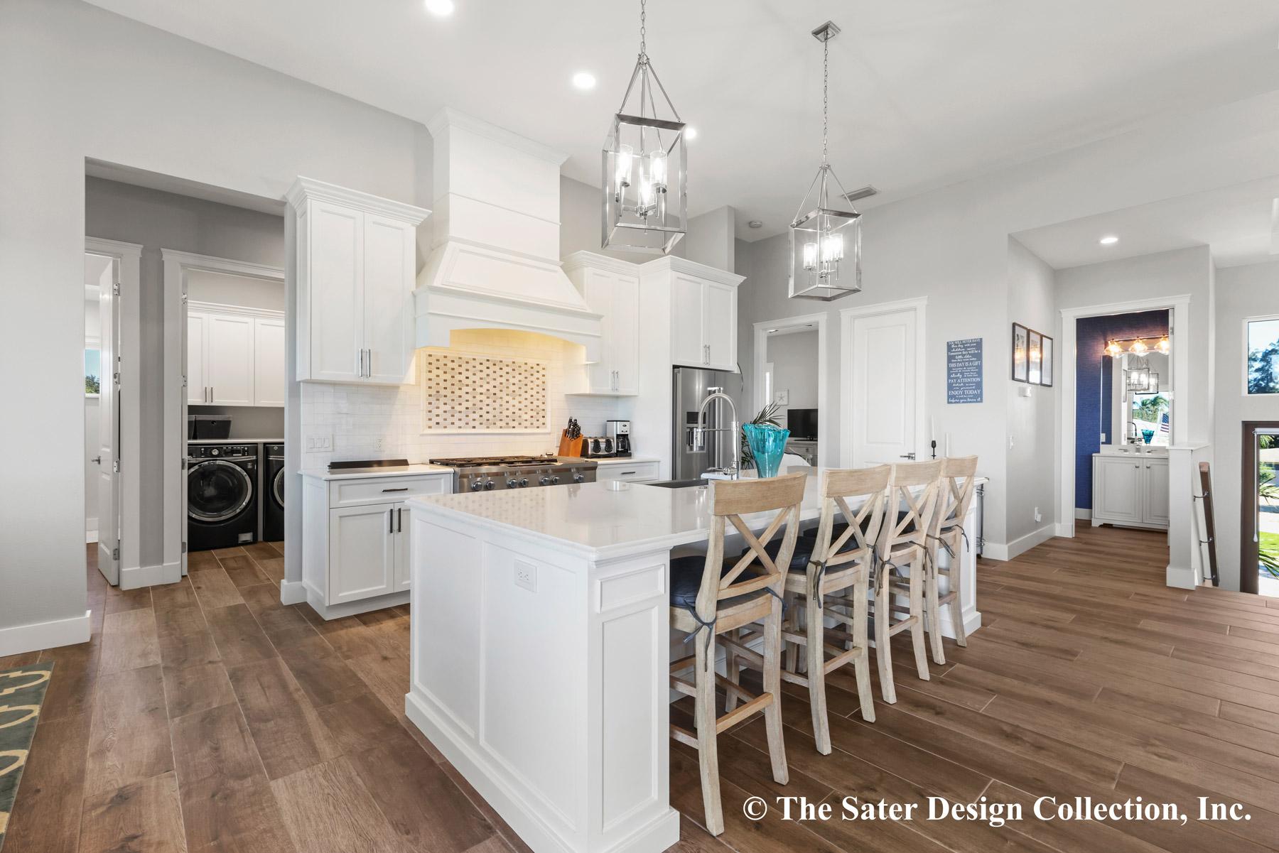 Plan 340020STR: 4-Bed Beach Home Plan with Home Office and Drive-Under Garage - 2543 Sq Ft - Image #11 - Beach, Coastal, Florida-Style, Low Country