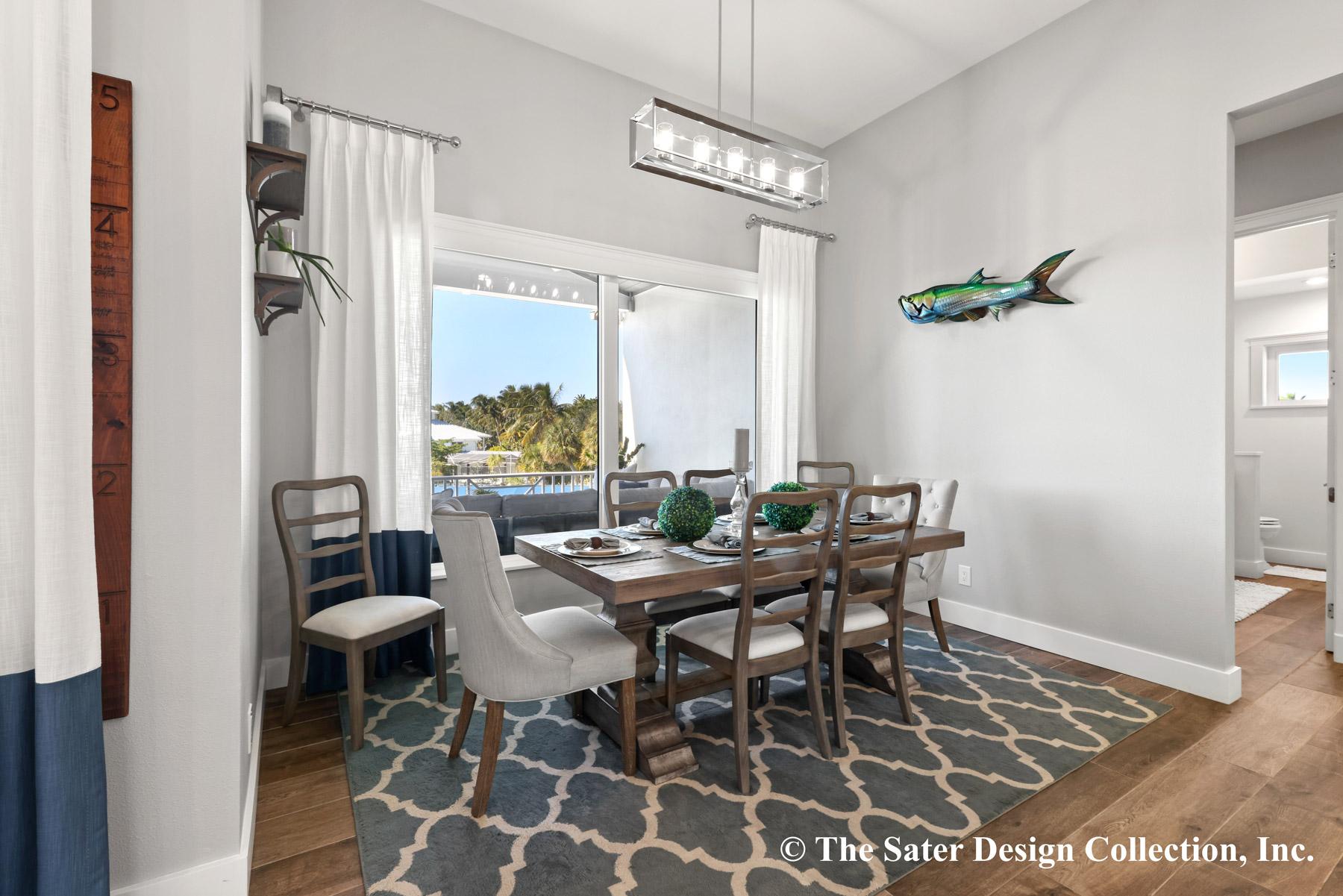 Plan 340020STR: 4-Bed Beach Home Plan with Home Office and Drive-Under Garage - 2543 Sq Ft - Image #12 - Beach, Coastal, Florida-Style, Low Country