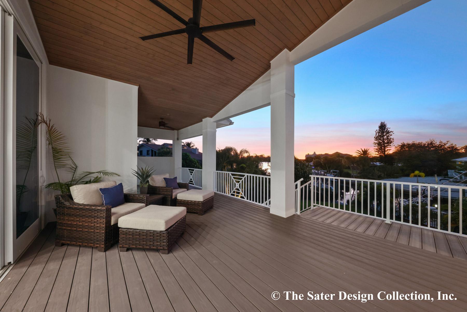 Plan 340020STR: 4-Bed Beach Home Plan with Home Office and Drive-Under Garage - 2543 Sq Ft - Image #17 - Beach, Coastal, Florida-Style, Low Country