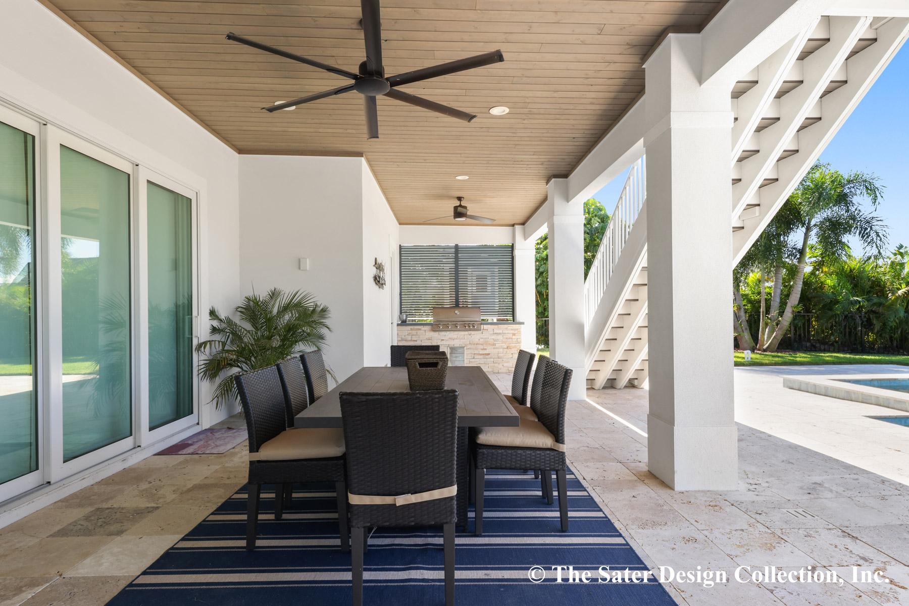 Plan 340020STR: 4-Bed Beach Home Plan with Home Office and Drive-Under Garage - 2543 Sq Ft - Image #18 - Beach, Coastal, Florida-Style, Low Country