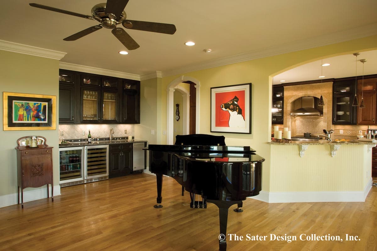 Plan 340026STR: Tidewater Cottage with Perfectly Symmetrical Facade - Image #7 - Beach, Coastal, Florida-Style, Low Country, Vacation