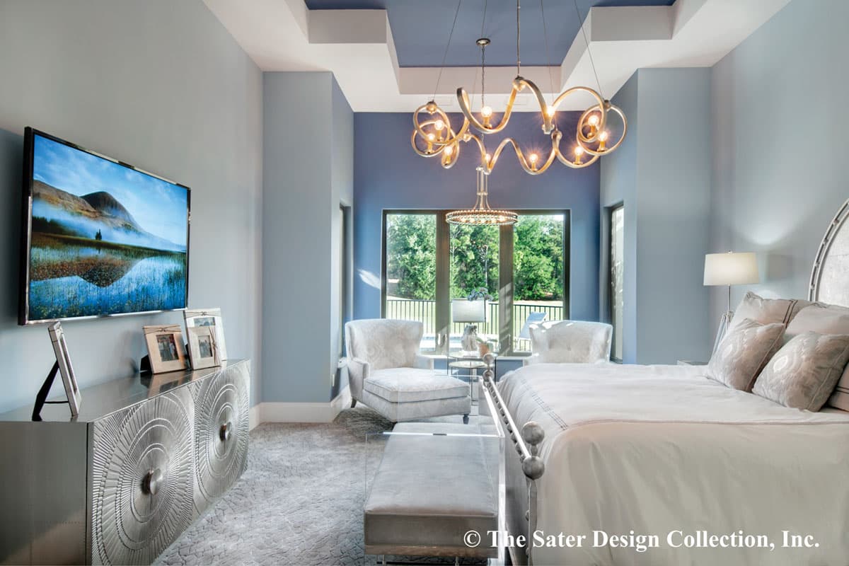 Plan 340027STR: Contemporary West Indies-style House Plan with Two Connected Lanais - Image #13 - European, Florida-Style, Mediterranean, Southern, Transitional