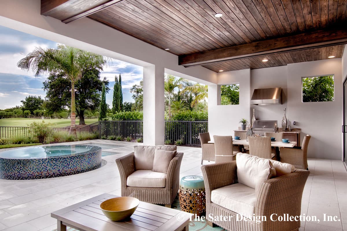 Plan 340030STR: Modern Tuscan Villa with Stacked Stone Exterior - Image #24 - Coastal, European, Florida-Style, Mediterranean, Tuscan